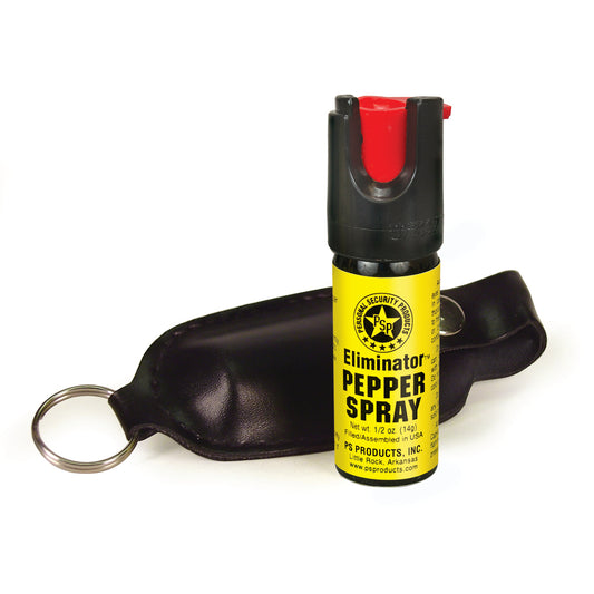 1/2 oz. Pepper Spray canister with soft case and keyring