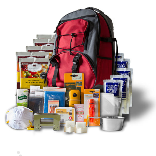 Wise Five Day Emergency Survival First Aid Kit with Food & Water for One Person