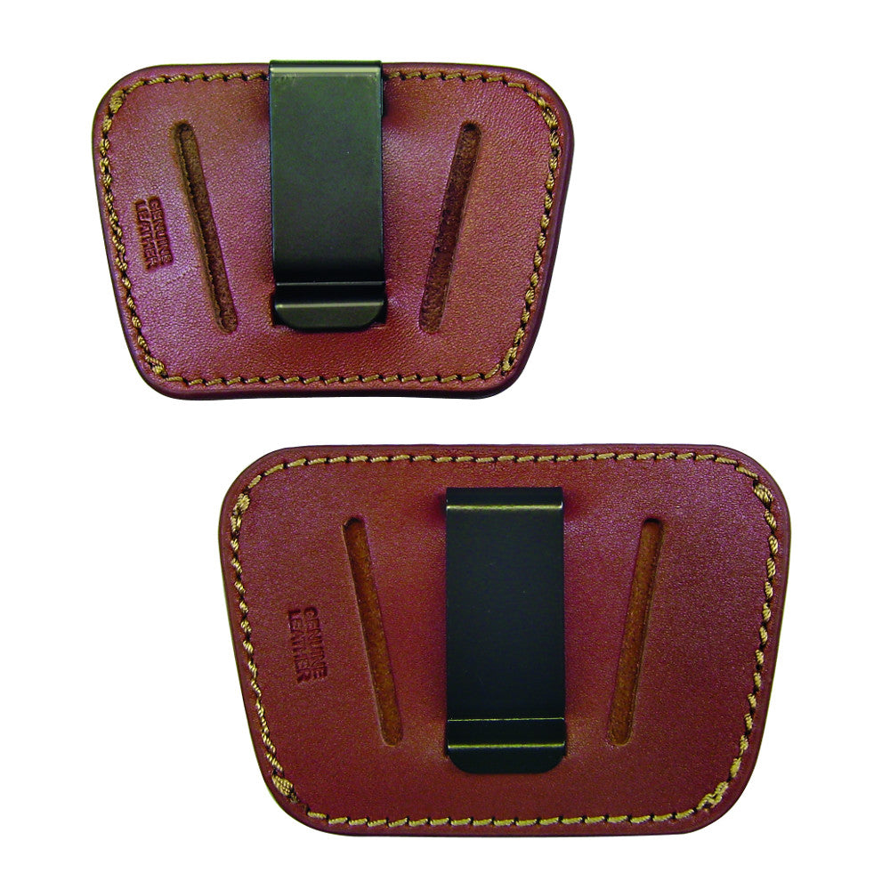 Homeland Holsters - side belt with Gun - small and large brown