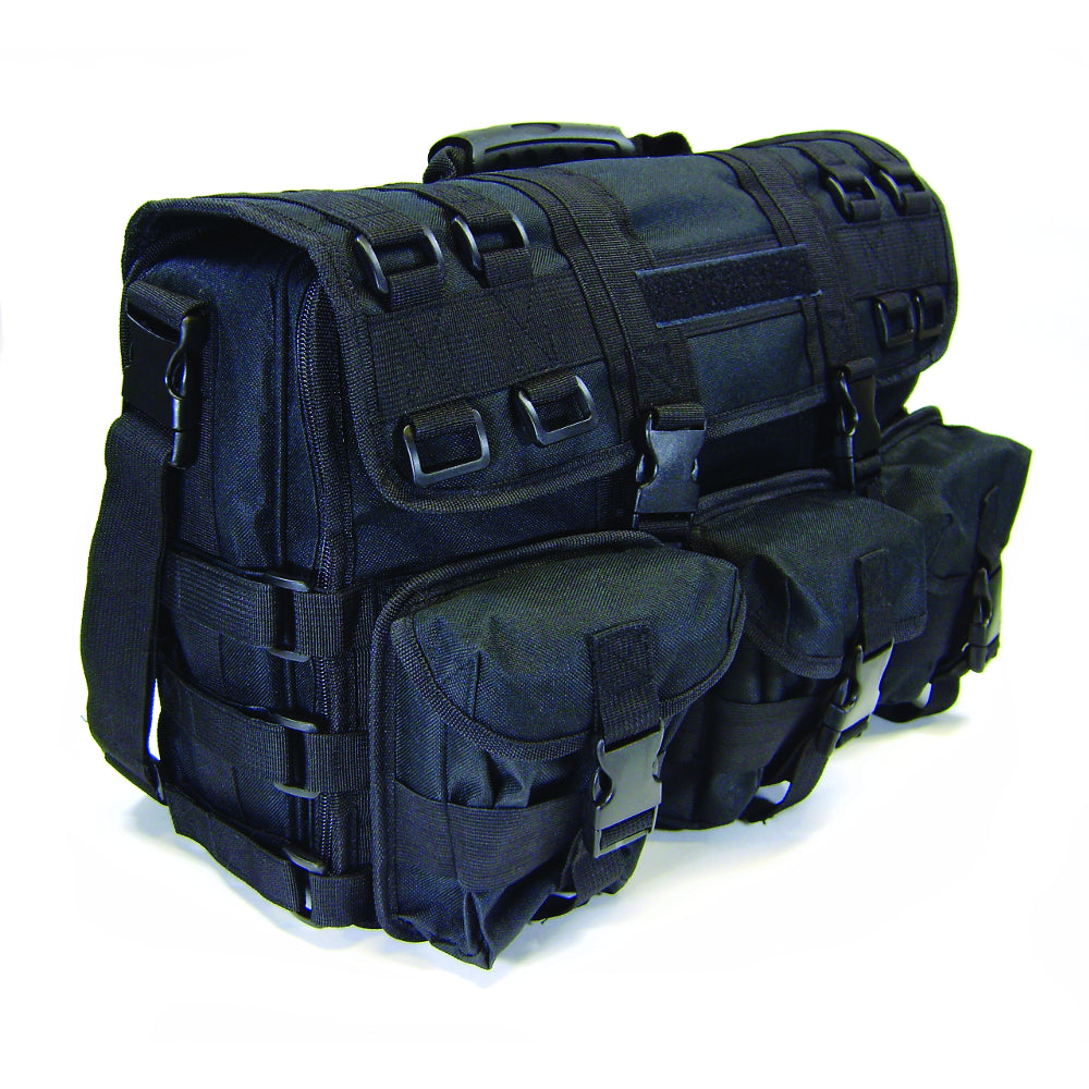 Overnight bag - conceals handguns and holds 17" laptop or tablet