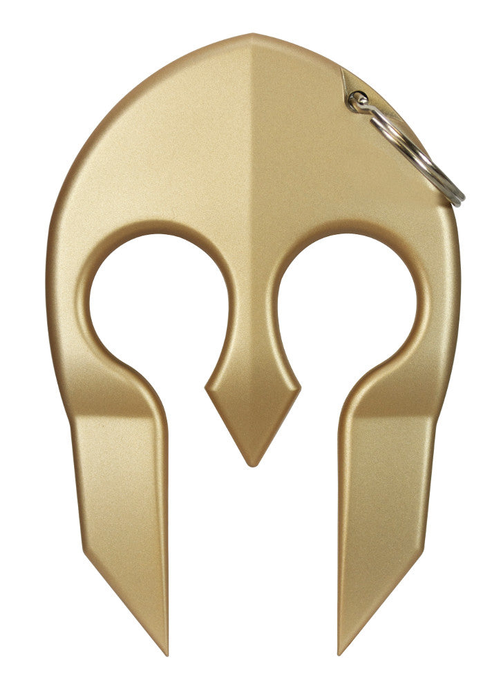 The Spartan! Protection Keychain - in gold