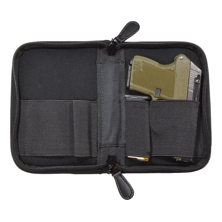 nylon pistol case small open