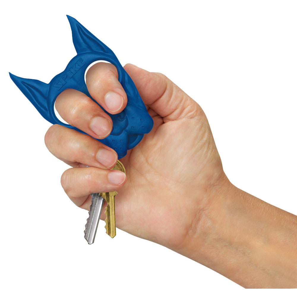 The SPIKE is perfect portable self-defense in blue