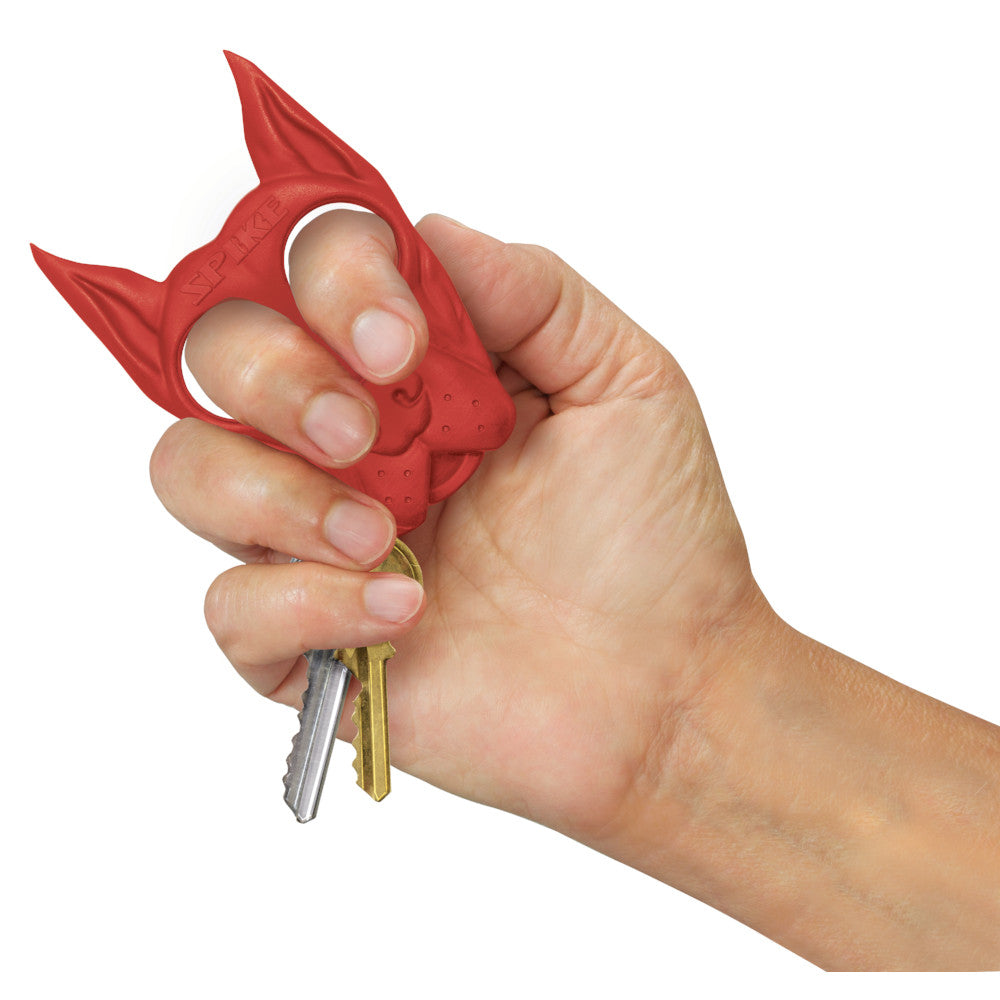 The SPIKE is perfect portable self-defense in red